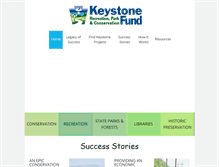 Tablet Screenshot of keystonefund.org